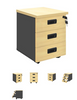  Modern Cheap Wooden Filing 2 Drawers Big Size Office Furniture Cabinet HX-MB001