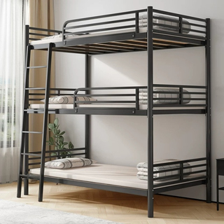 China Factory Kids Bunk Bed Wooden MDF Children Bedroom Furniture