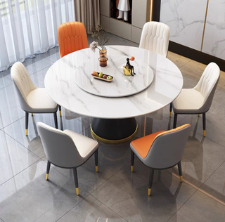 Factory Wholesale New Style Popular Fashion Household Living Room Furniture Modern Wooden Dining Table Set