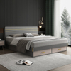 Modern Hotel Use Bedroom Wooden Furniture Double King Queen Bed Frame