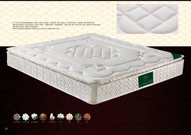 Wholesale Customized Luxury Spring Mattress Hotel Mattress Pad-UL-SK331-13