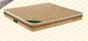 Modern Queen Bed with Mugwort Fabric Hybrid Mattress for Home Bedroom Hospital Use Five-Star Hotel Quality Cooling Ridge UL-SK3062