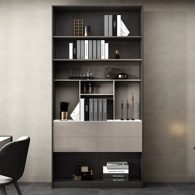 Wooden Multi-Layer Office furniture Storage Cabinet Bookshelf Locks Filing Cabinets