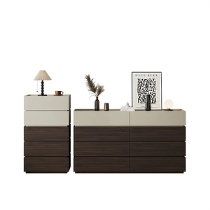 MDF Wide Dresser Chest with Soft Close Drawers Anti Water Modern Bedroom Storage Cabinet