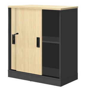  Modern Cheap Wooden Filing 2 Drawers Big Size Office Furniture Cabinet HX-MB001