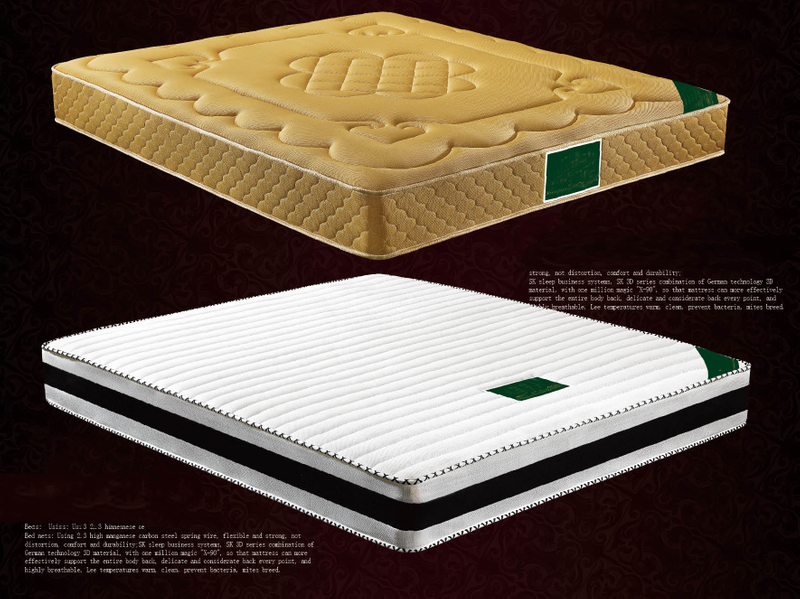 Full Size Quality Upholstered Coconut Fiber Latex Inner Spring Mattress High End Customizable King Size Bed Mattress UL-RSK002