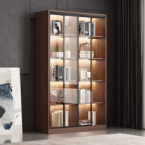 Wooden Multi-Layer Office furniture Storage Cabinet Bookshelf Locks Filing Cabinets