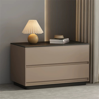 Modern Minimalist Nightstand with Storage Drawer for Bedrooms