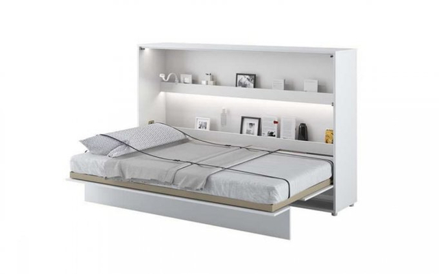 Custom Made Hidden Murphy Wall Bed with Wardrobe Desk Shelf Cupboard for Bedroom & Living Room UL-22WB016