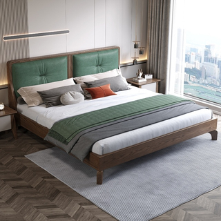 Wooden Used Home Hotel Bedroom Furniture Set Mattresses MDF Double Single King Queen SizeBed