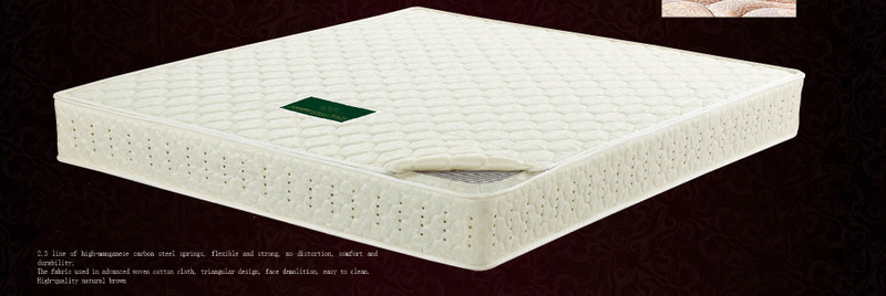 Full Size Quality Upholstered Coconut Fiber Latex Inner Spring Mattress High End Customizable King Size Bed Mattress UL-RSK002