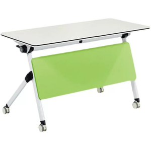Foldable Office Furniture Meeting Training Lecture Rectangular Flip Top Folding Table