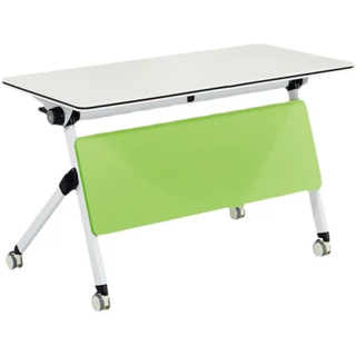 Wooden Study Office Furniture School Folding Desk Training Table with Chair
