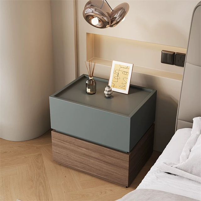 Wholesale Modern Wooden Living Room Furniture 2 Drawer Nightstand Side Table