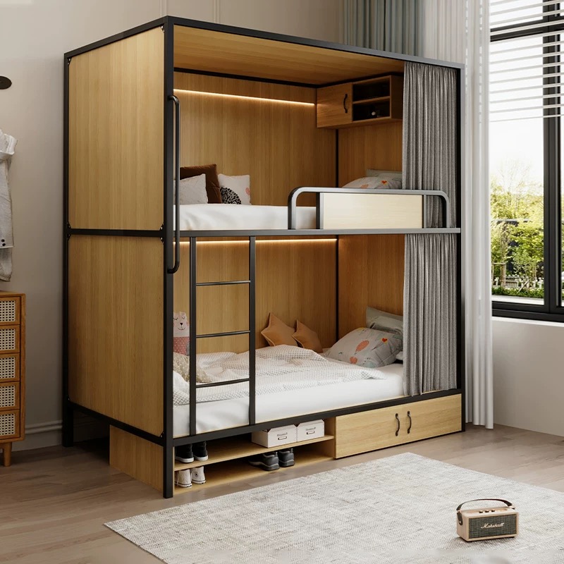 Good Quality Competitive Price Bedroom Furniture Wooden Bed Bunk Beds with Drawers