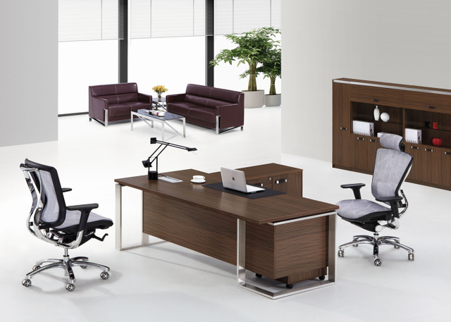 Factory Direct Wholesale New Design Made Luxury Modern Wooden Boss Executive Ceo Desk Manager Office Table HX-ND5045