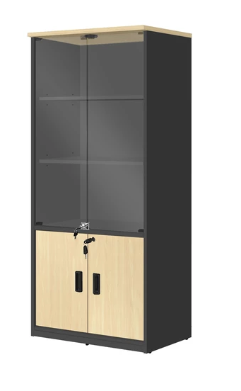  Modern Cheap Wooden Filing 2 Drawers Big Size Office Furniture Cabinet HX-MB001