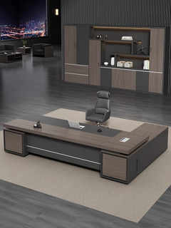 High Quality China Manufacturer Luxury CEO Executive Furniture Simple Trading Chairman Commercial Office Desk UL-23NF0289