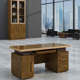 Executive Office Desk Office Furniture Modern Design I Shape Melamine Manager Table UL-23FD0085
