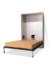 Bedroom Furniture Modern Style Functional Folding Bed Frame Desk Metal Wood Wall Murphy Bed UL-22WB022