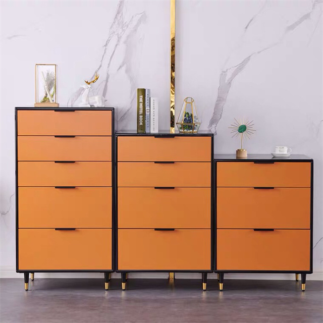 Good Quality White Color Home Hotel Living Room Wooden Furniture Modern Durable Storage Chest Drawer Cabinet