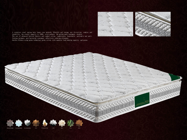 Free Sample California king Size Sleep Well Spring Cheap Comfortable Mattress 100 Polyester Knitted UL-SK801