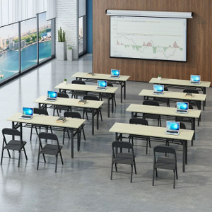 Hot Selling Conference Training Lecture Laptop Office Study Furniture Flip Folding Table