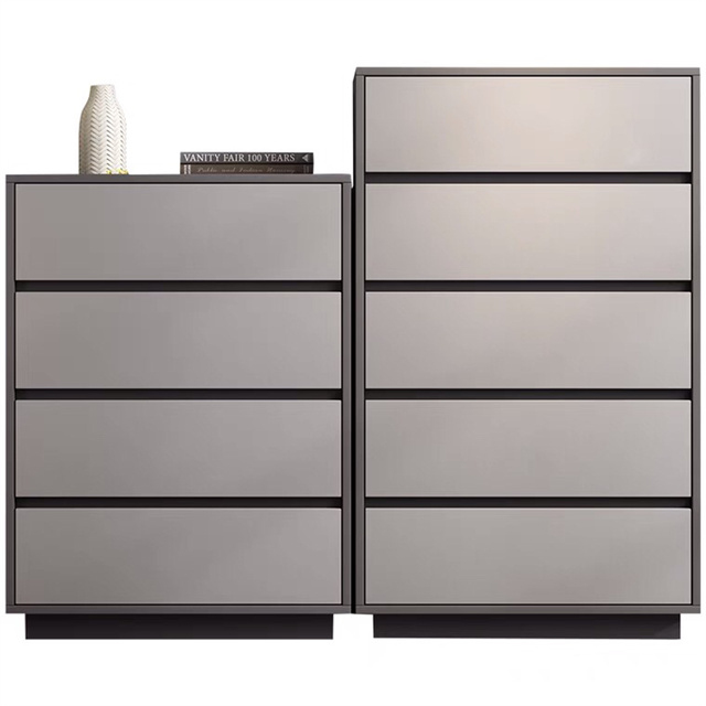 Modern Design Large Capacity New Style Wooden Living Room Bedroom Furniture Chest Drawers