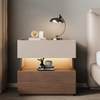 Wooden Bedroom Furniture Melamine 2 Drawer Bedside Table Nightstand