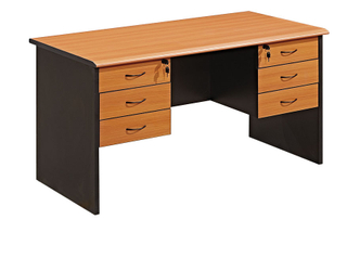 Modern Single Seat Wooden Computer Desk Convertible Office Workstation with a Modern Design for Home or School Use UL-9EU1054