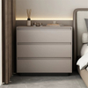 High End Bedroom Bedside Table Wooden Nightstands Home Bedside Cabinet