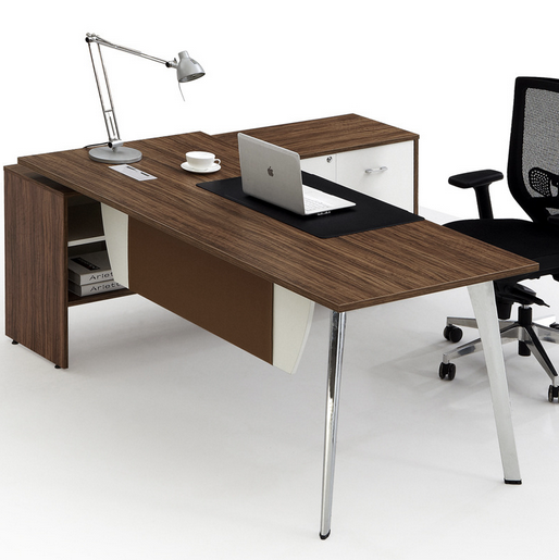 Modern Luxury Executive Office Table with L-Shape Design High-End Office Furniture UL-23NF1110