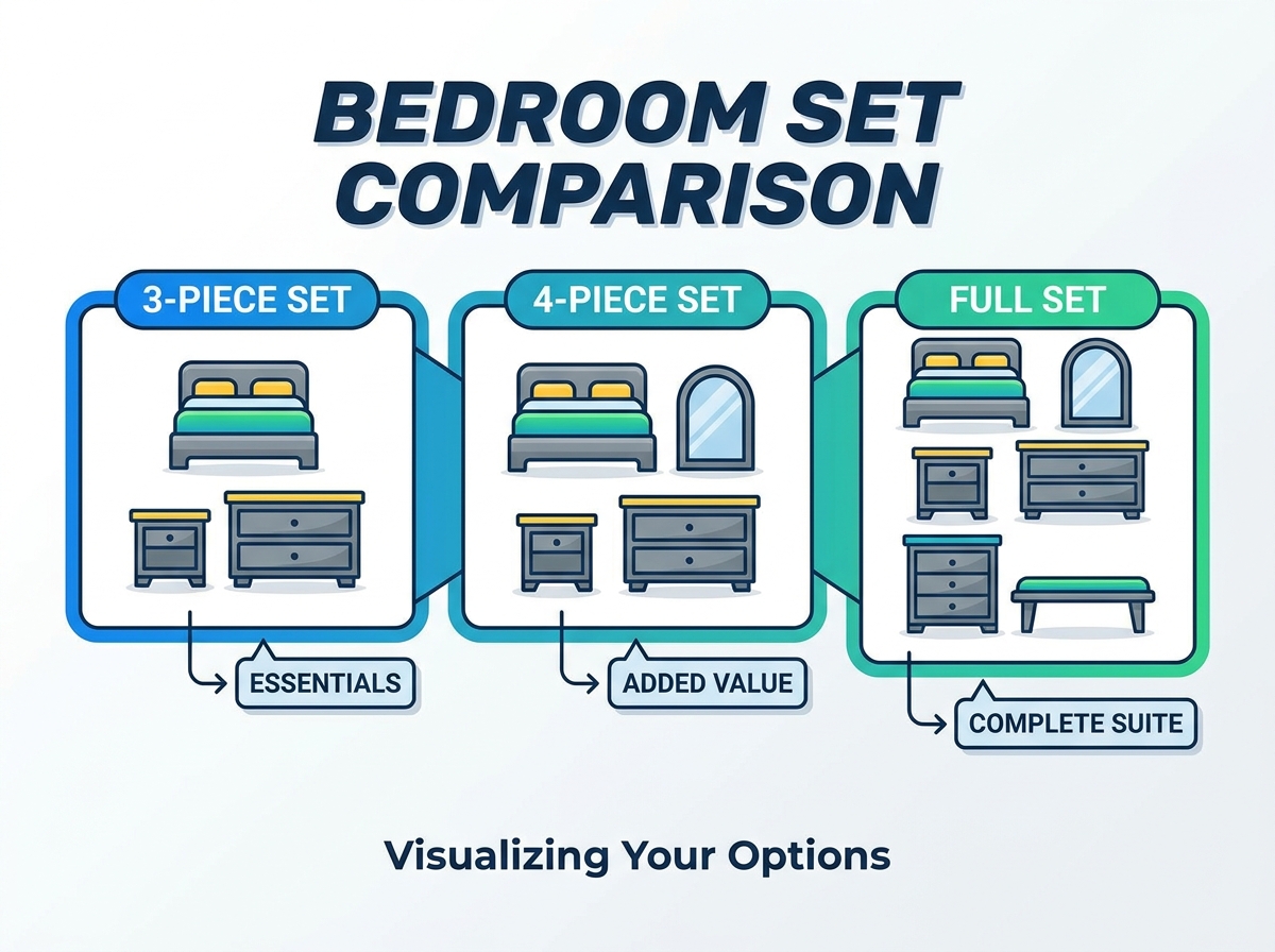 bedroom set configuration